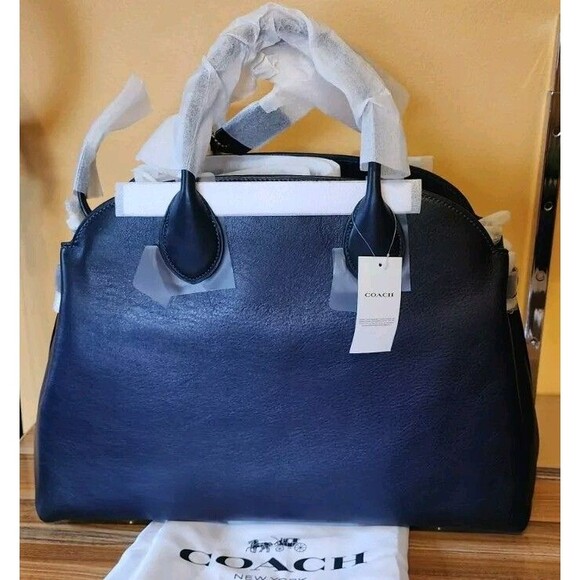 Coach Empire Carryall 40 Dark Navy Blue NWT - Picture 3 of 11